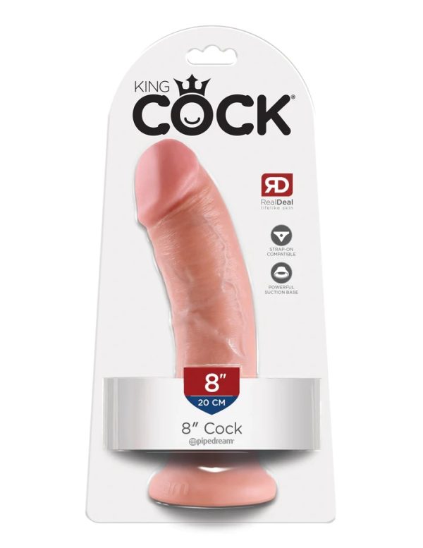 KING COCK 8IN FLESH