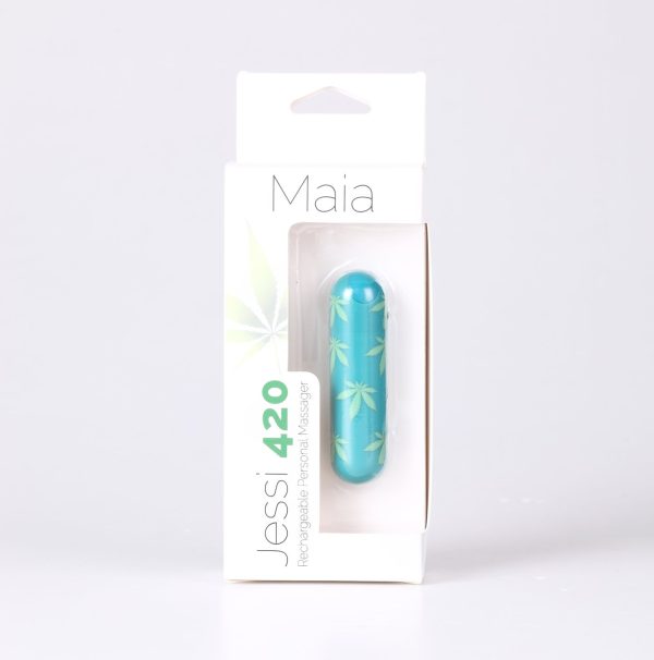 JESSI 420 USB Rechargeable Mini Bullet EMERALD