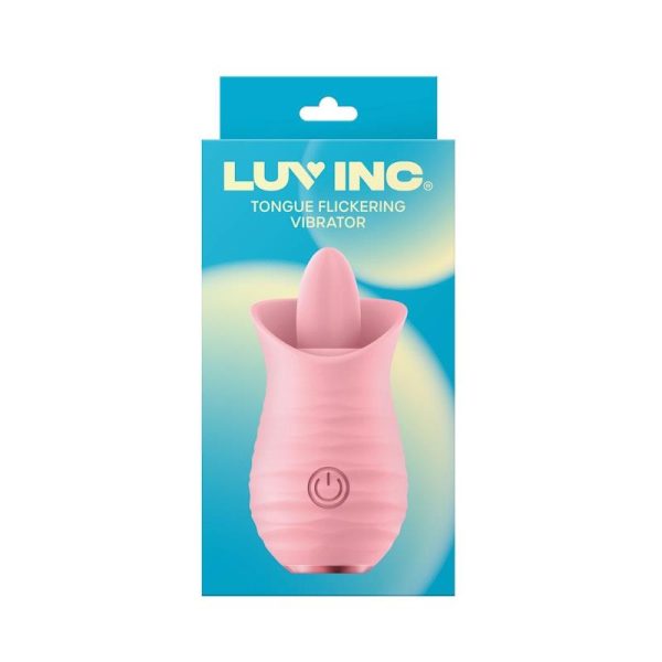 Luv Inc Tongue Flickering Vibrator – Pink