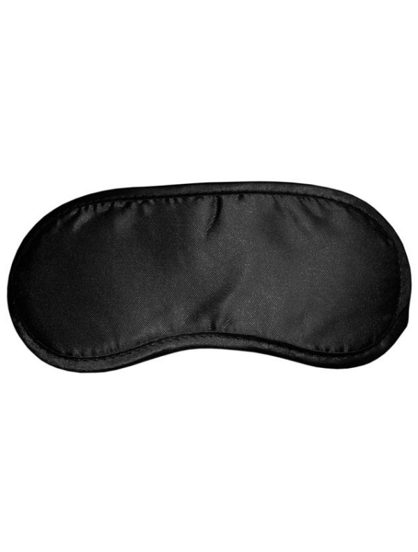 Satin Black Blindfold - Image 2