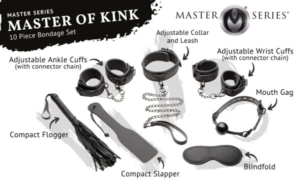 Master of Kink 10 Piece Deluxe Bondage Set - Image 13