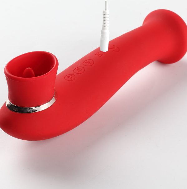 DESTINY 15-Function Clitoral Suction Toy Red - Image 3