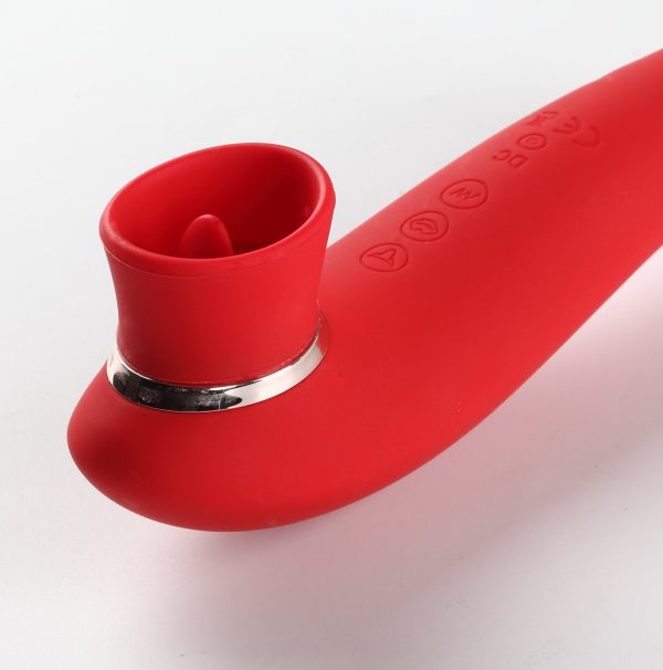 DESTINY 15-Function Clitoral Suction Toy Red - Image 4