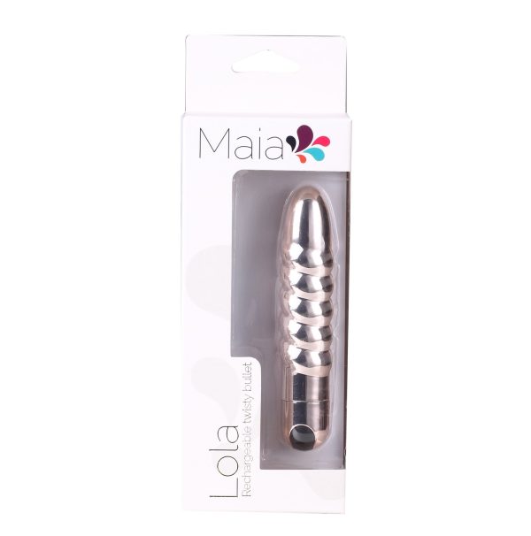 LOLA 10-Function Vibrating Twisty Bullet – ROSE GOLD