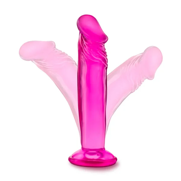 B Yours – Sweet N’ Small 6 Inch Dildo With Suction Cup – Pink - Image 7