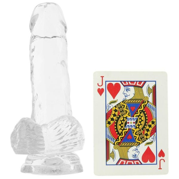 King Cock Clear 5″ Cock with Balls - Image 5